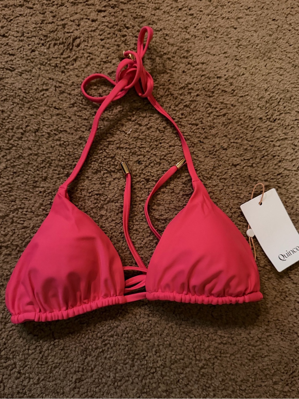 Quince Italian Triangle Bikini Top